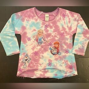 TEE-HEE *Rare* Tie Dye Frozen Sweatshirt Top - Size 3T